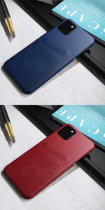 Leather Wallet Case for iPhone 11 Pro 11 Pro Max with Card Pocket Phone