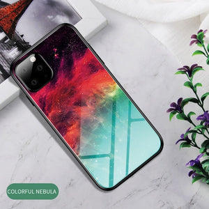 Gradient Tempered Glass Case For iPhone 11 Pro MAX